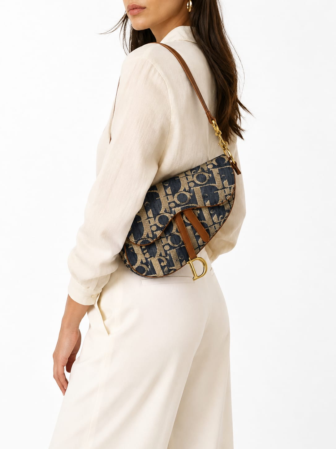 Dior Saddle Bag in blue Denim