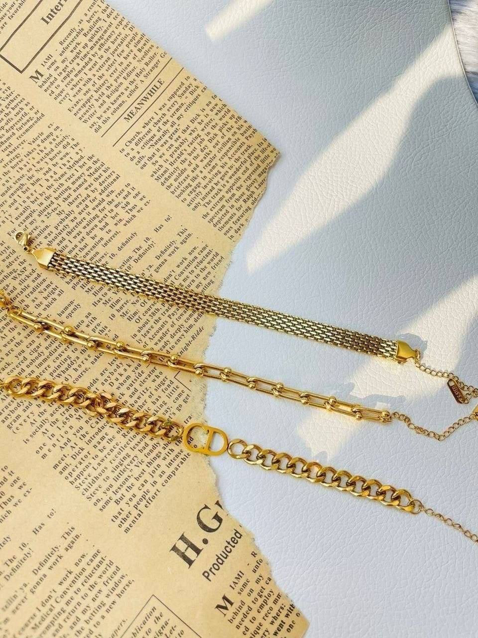 3-Piece Stainless Steel bracelets Set