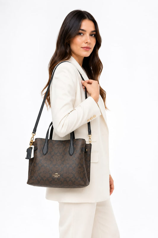 Coach Hanna Carryall in Signature Canvas.