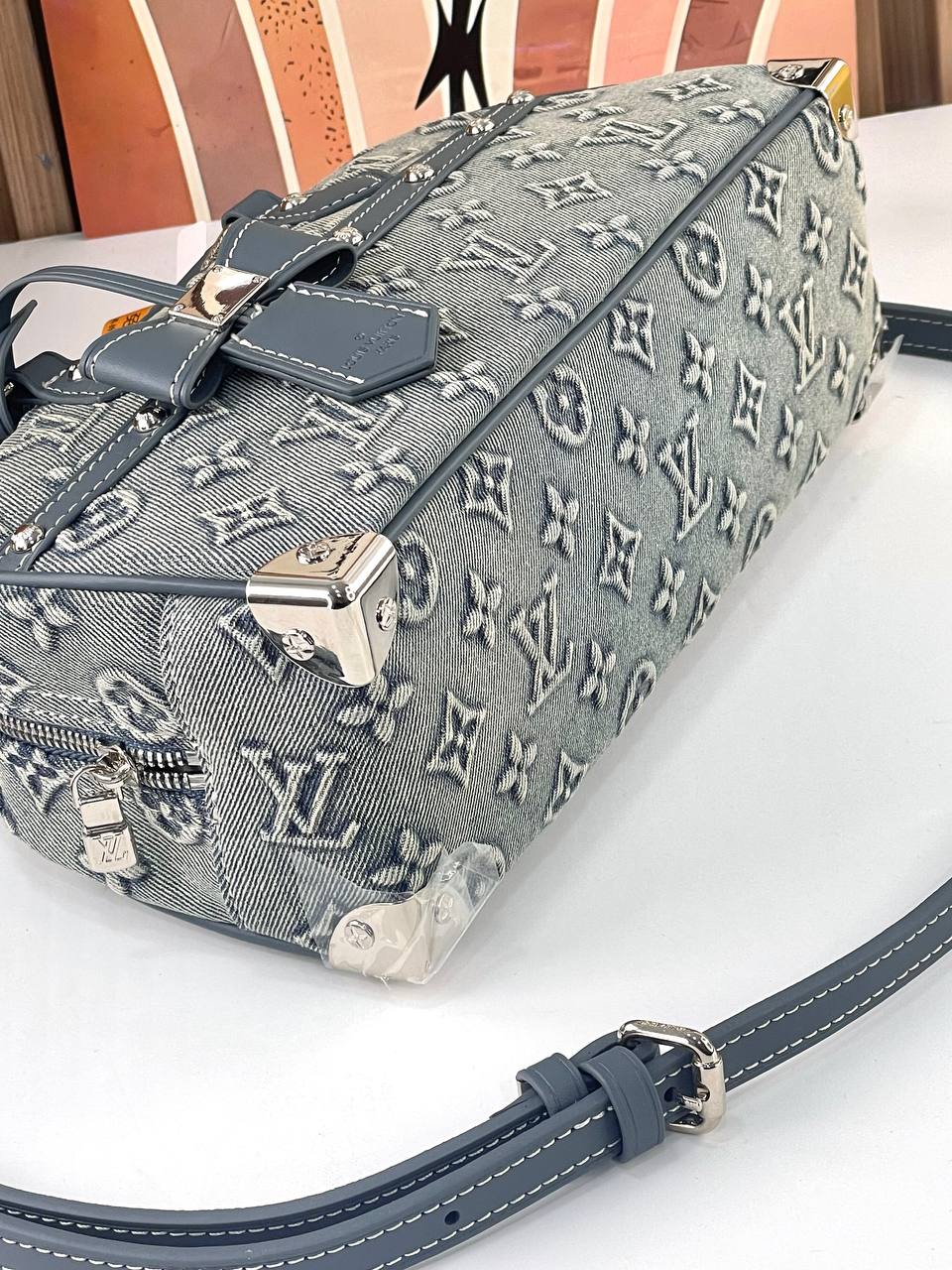 Louis Vuitton denim cross bag