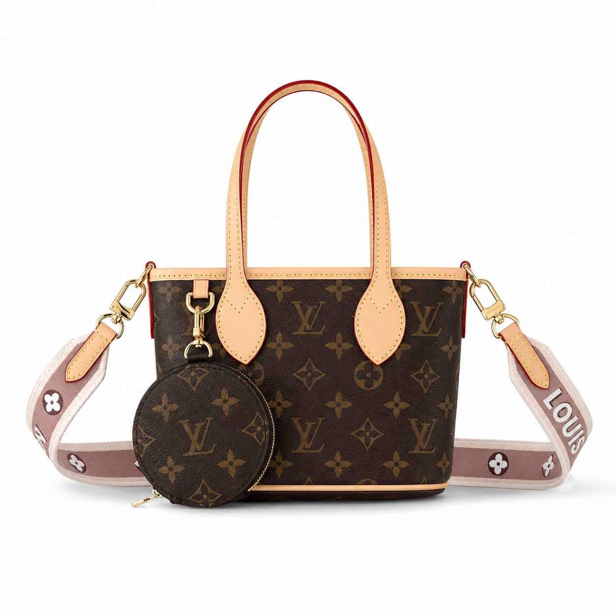 Louis Vuitton Neverfull BB handbag in Monogram beige