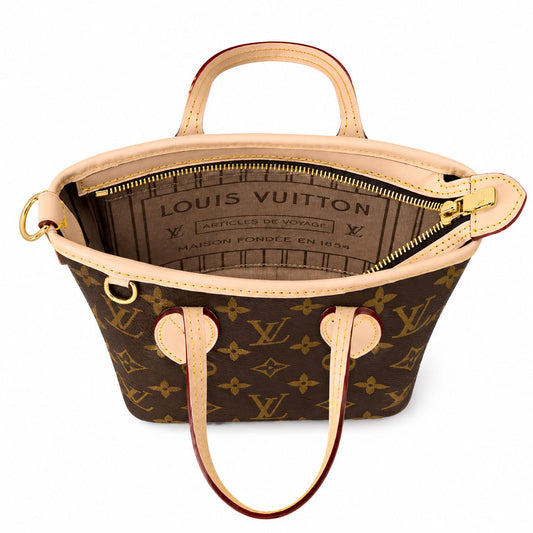 Louis Vuitton Neverfull BB handbag in Monogram beige