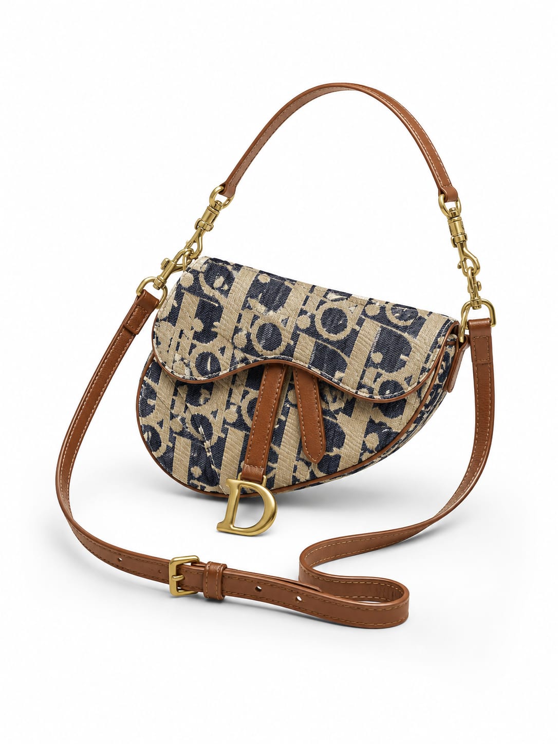 Dior Saddle Bag in blue Denim