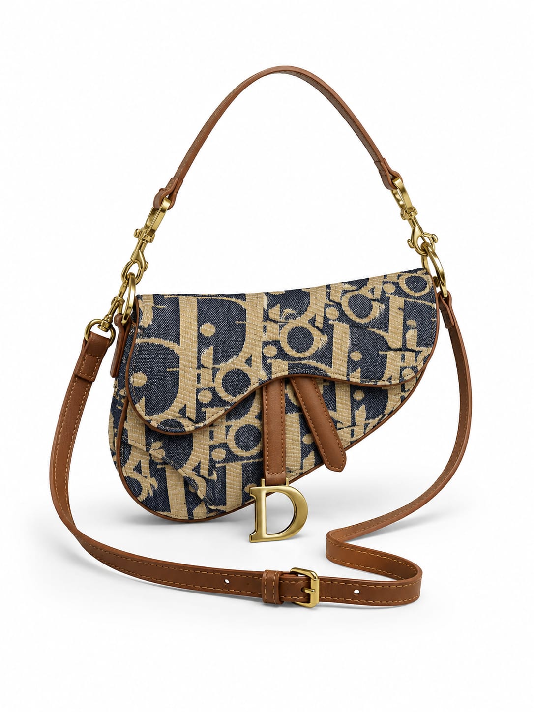 Dior Saddle Bag in blue Denim
