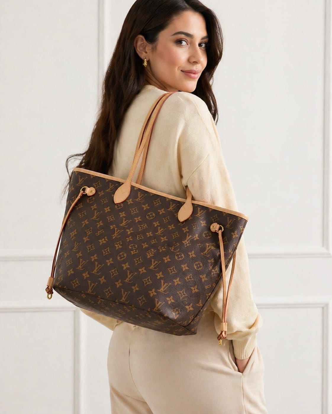 Louis Vuitton Neverfull MM in Monogram