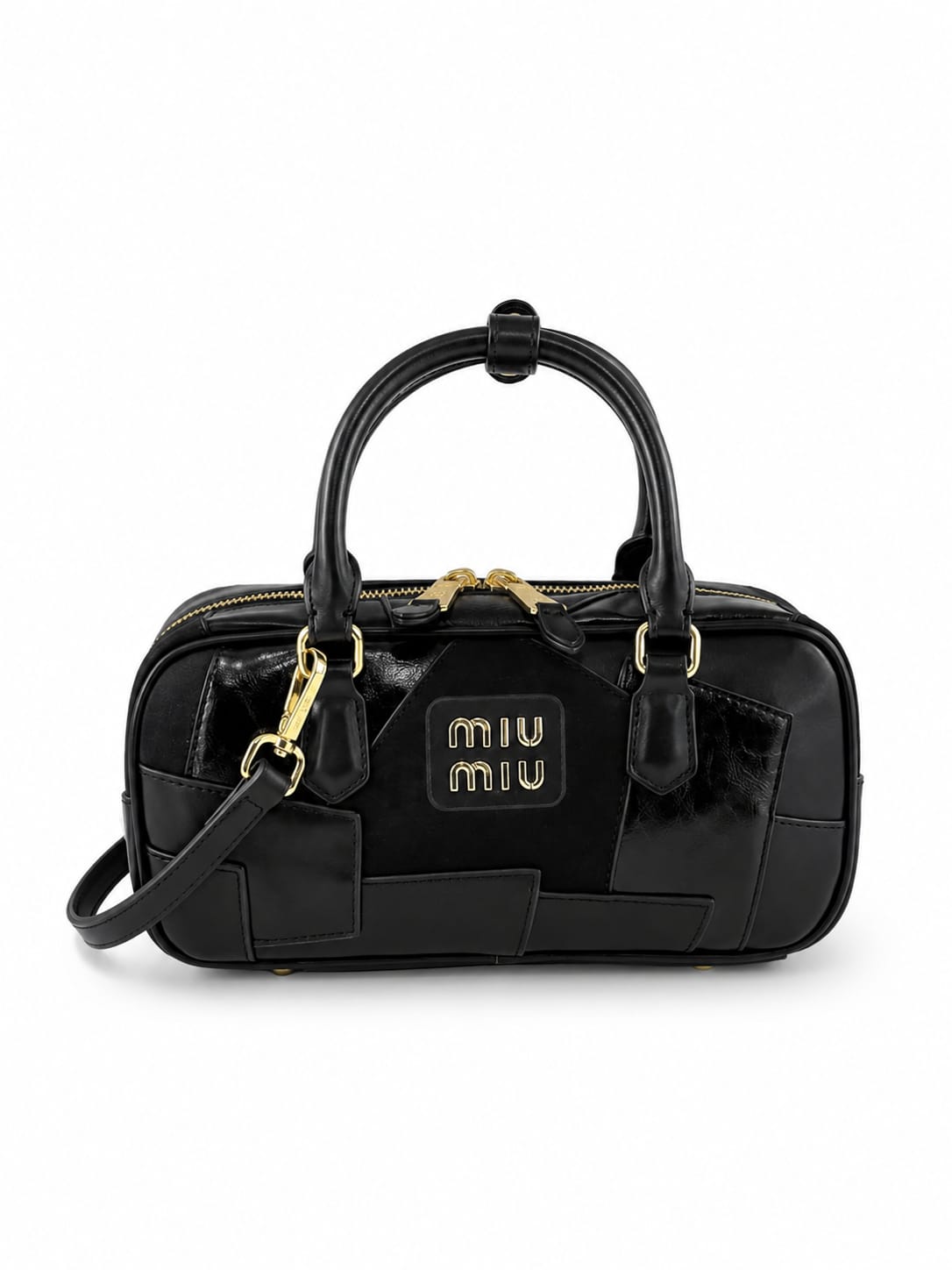 Miu Miu Beau patchwork leather bag.