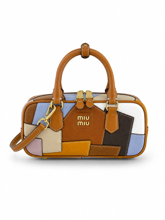 Miu Miu Beau patchwork leather bag.