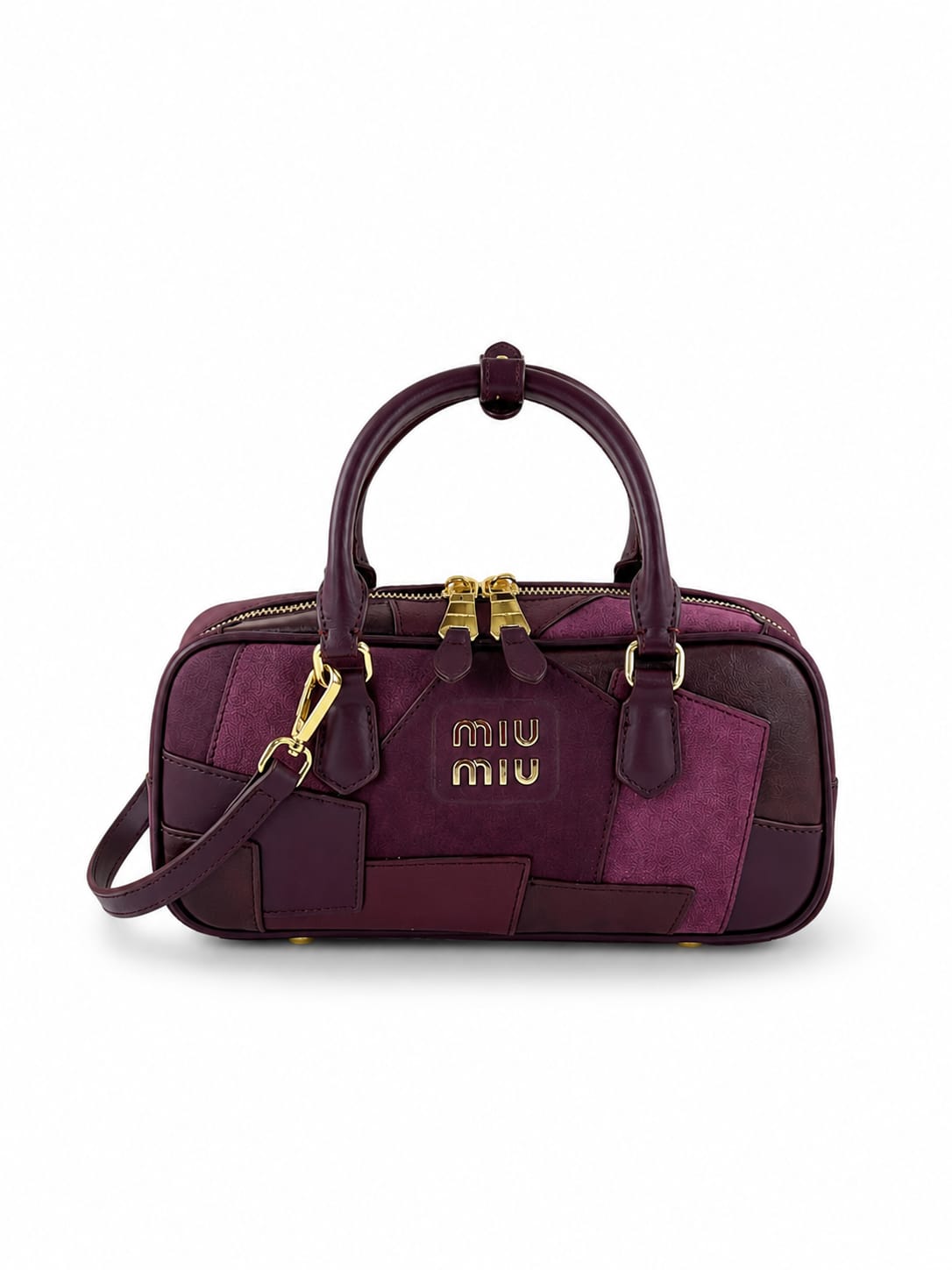 Miu Miu Beau patchwork leather bag.