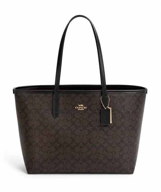 Coach signature tote bag