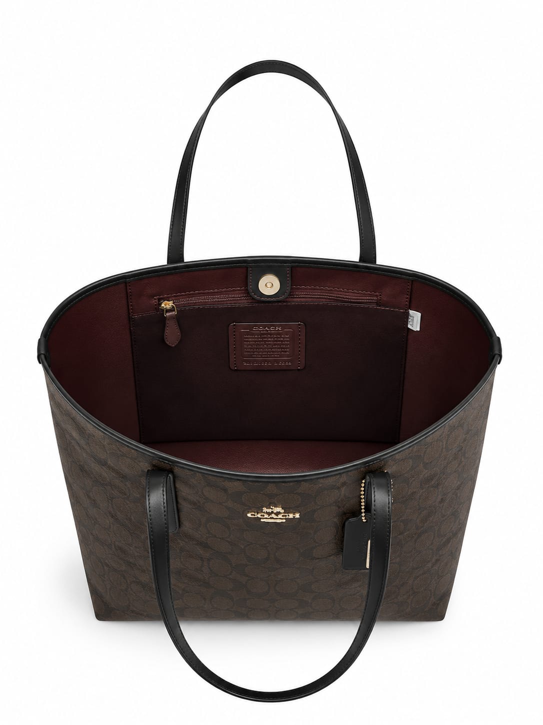 Coach signature tote bag