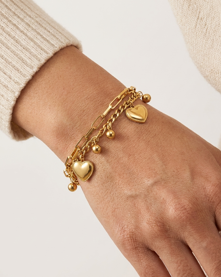 Heart Stainless Steel Bracelet
