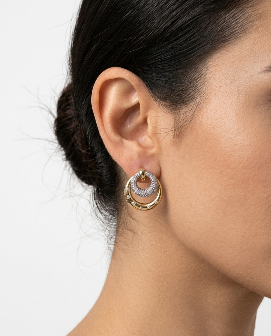 Stainless-steel earring