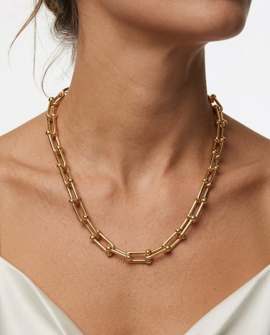 Tiffany-Style Stainless Steel Necklace