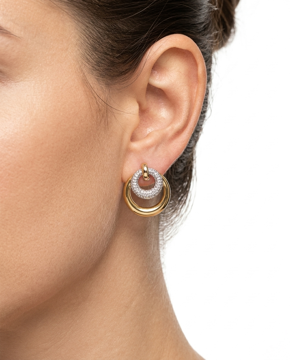 Stainless-steel earring