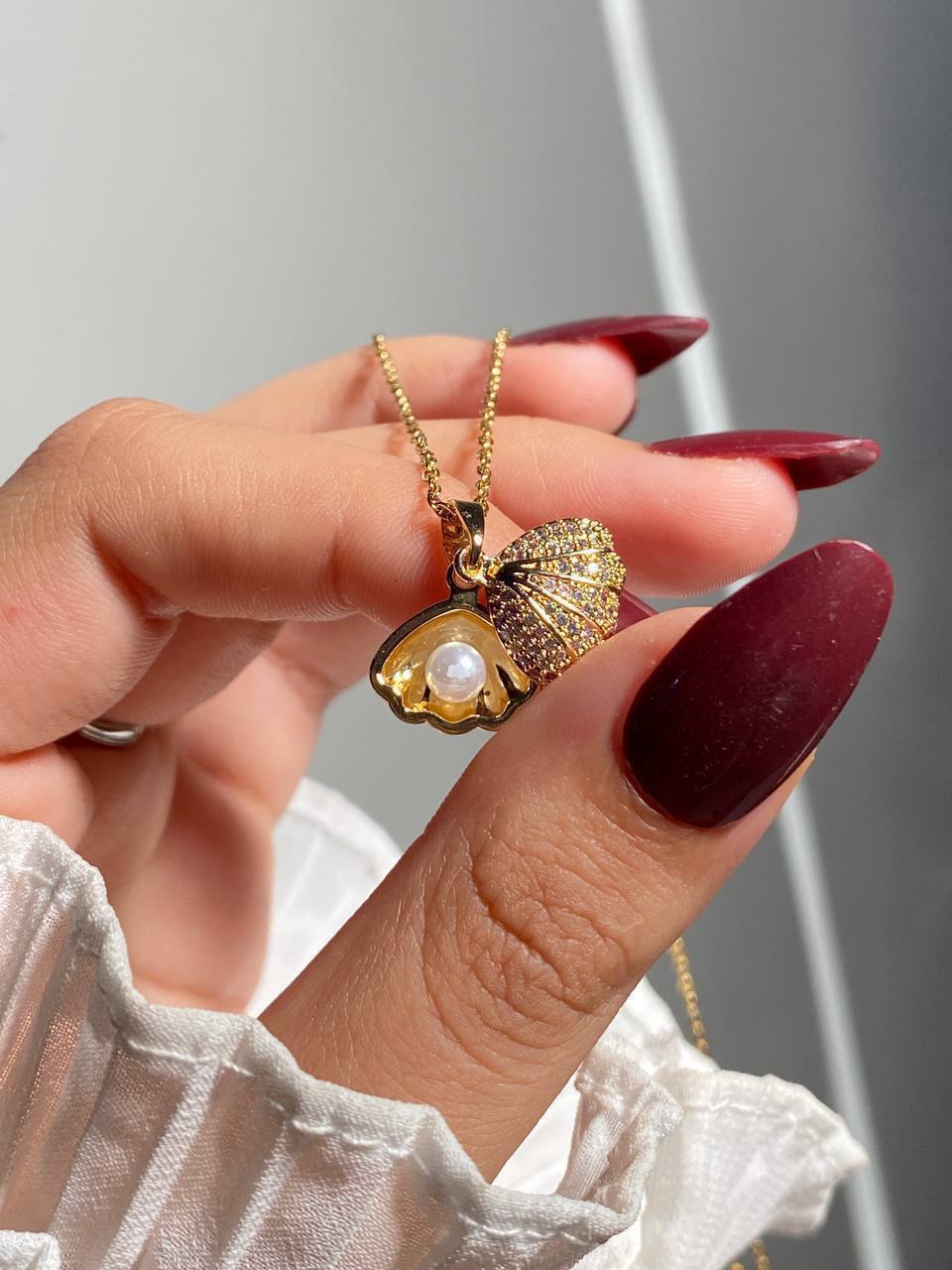 Shell Stainless Steel Necklace - Design 3