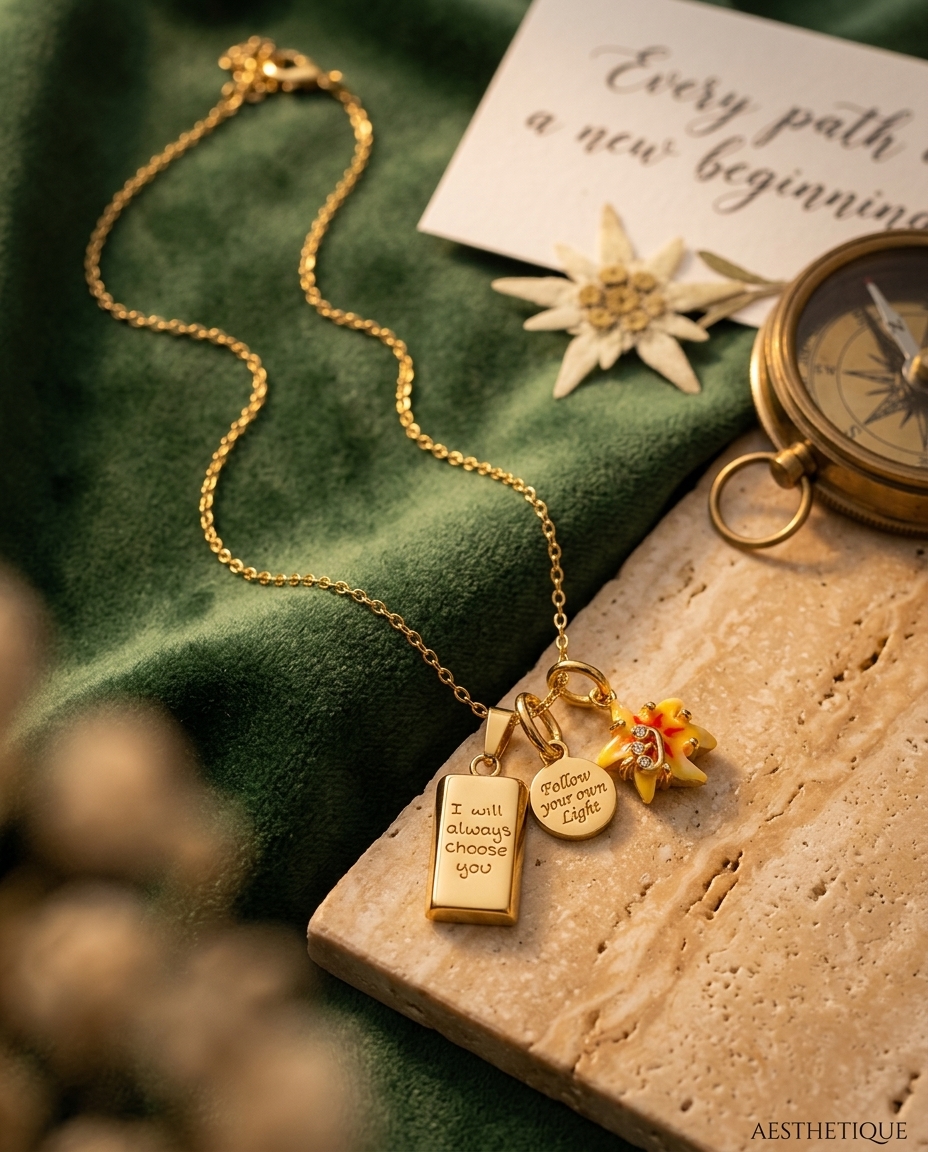 Rupanzel stainless steel necklace