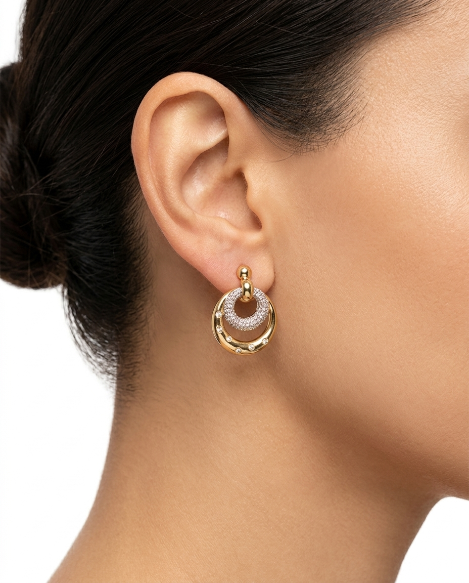 Stainless-steel earring