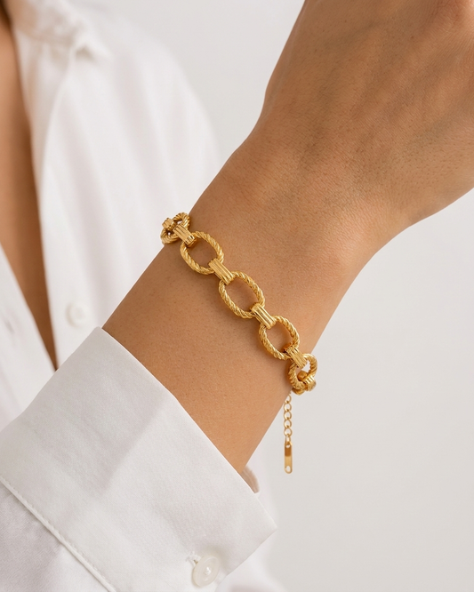 Linked Stainless Steel Bracelet