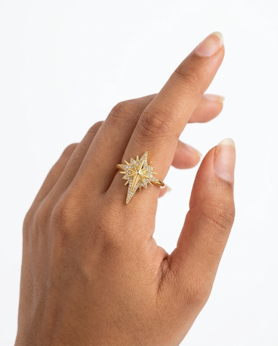 North-star stainless ring