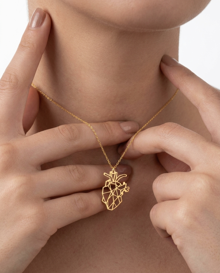 Heart stainless steel necklace