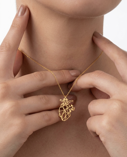Heart stainless steel necklace