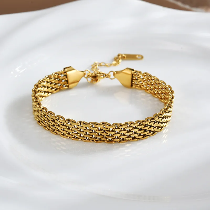 Multi-Strand Milanese Mesh Bracelet